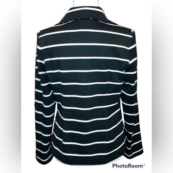 NWT Chico’s Stripe Knit Jacket - Picture 6 of 12